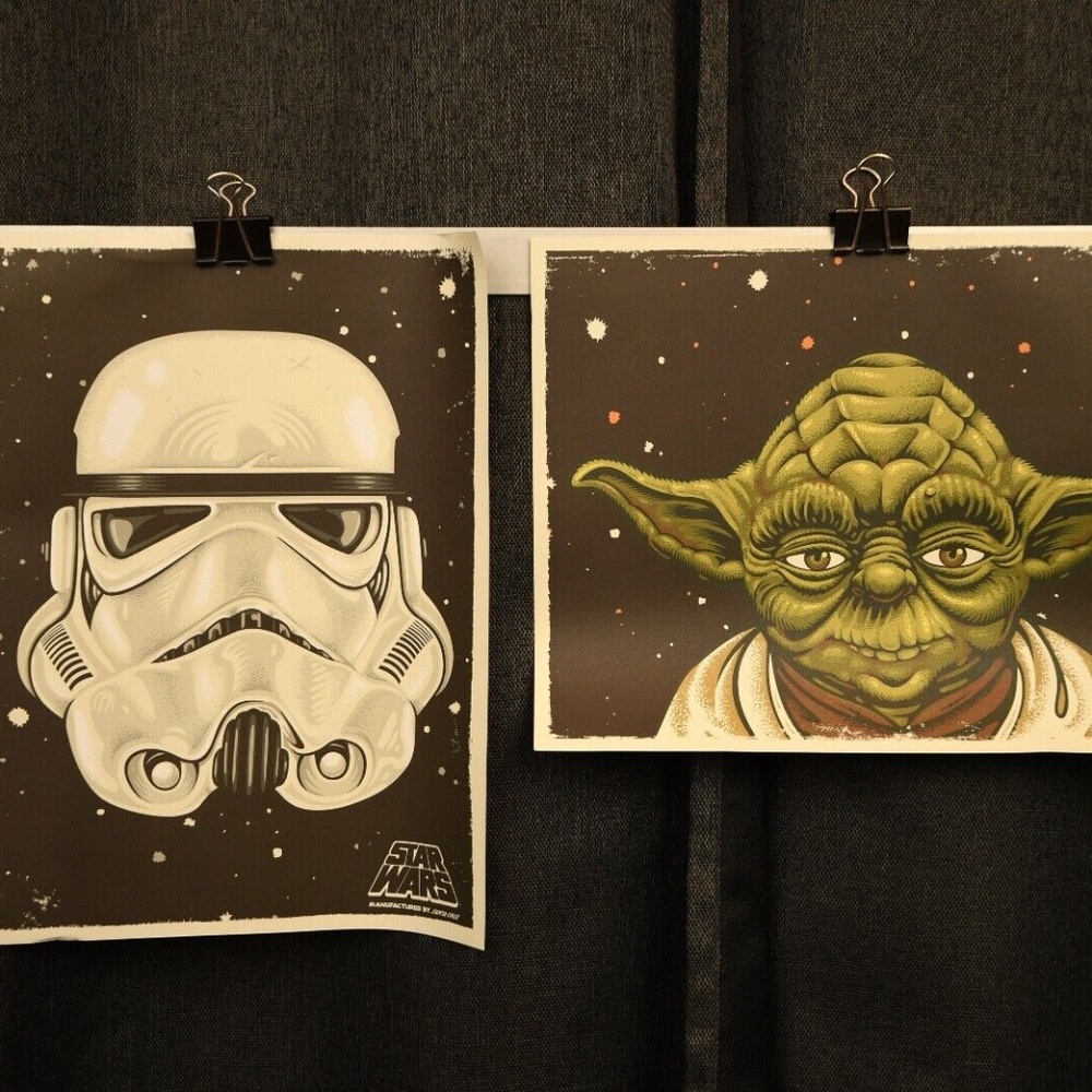 2014 San Diego Comic Con Exclusive Double Sided Star Wars Skateboard Posters